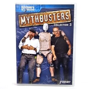 MythBusters Collection 3 Discovery Channel 2-DVD Set Adam Savage Jamie Hyneman